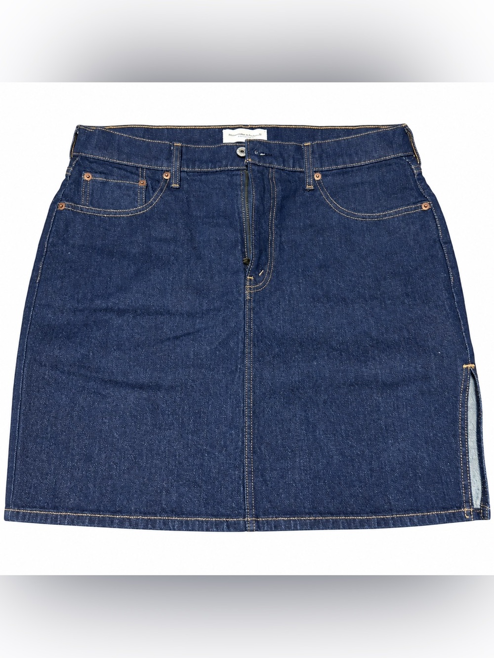 Abercrombie & Fitch Dark Blue Denim Skirt